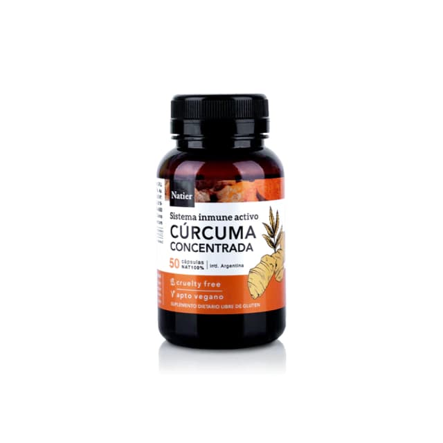 Capsulas de cúrcuma concentrada Natier