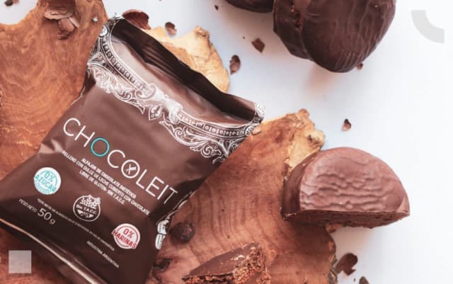 Alfajor de chocolate sin azúcar Chocoleit