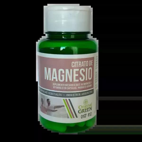 Citrato de magnesio x60 comprimidos Original green