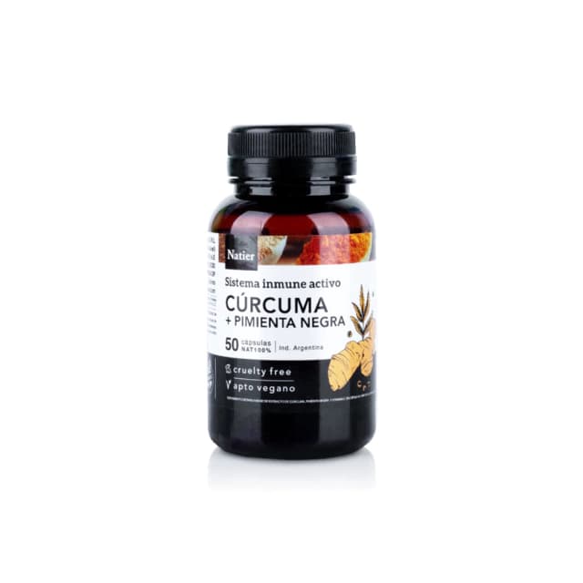 Curcuma + Pimienta negra Natier