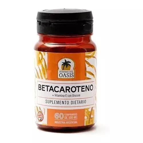 Betacarotenos + vit E Hierbas del oasis en comprimidos