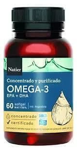 omega 3 EPA + DHA x60 comprimidos Natier