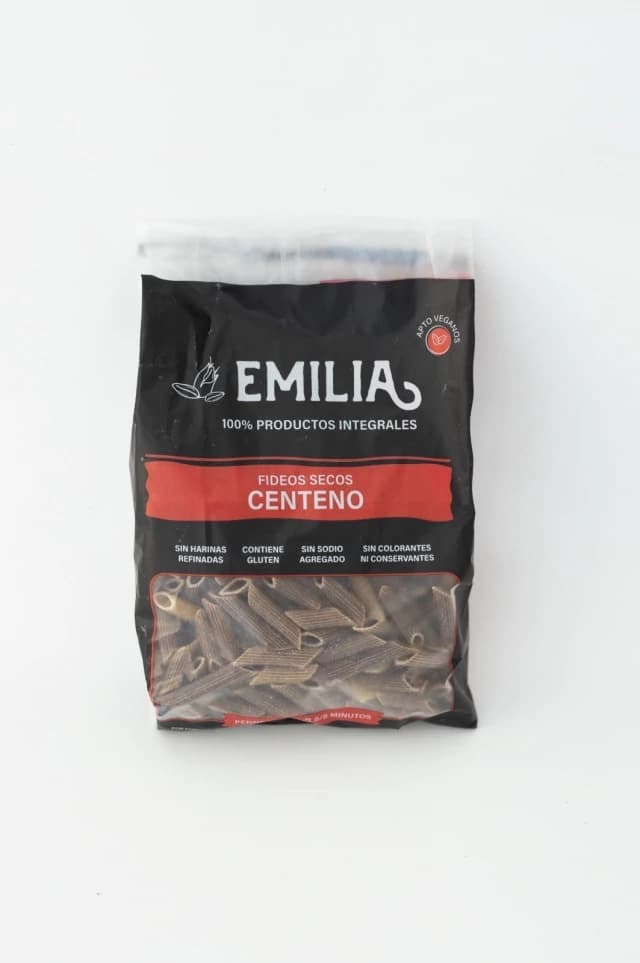 Fideos emilia de Centeno integral 500gr
