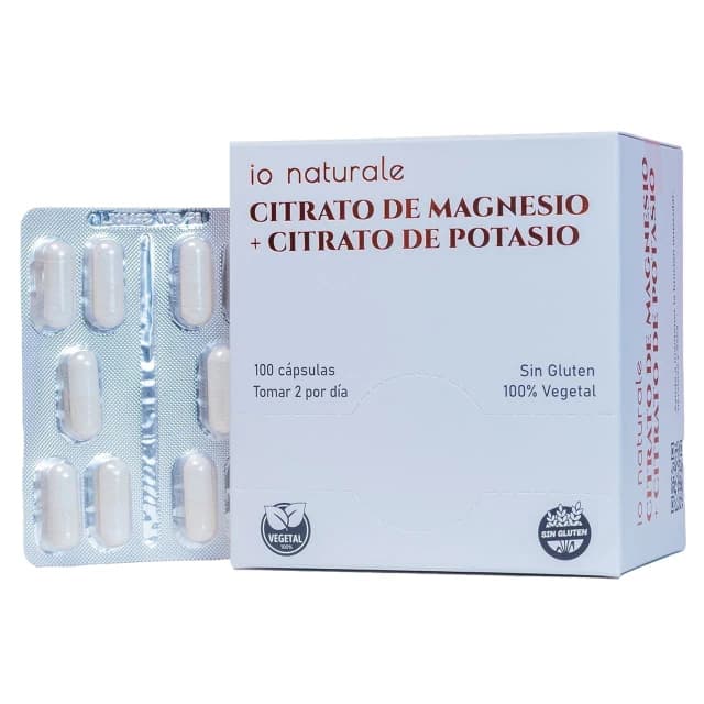 Citrato de magnesio + citrato de potasio en blister Io Naturale