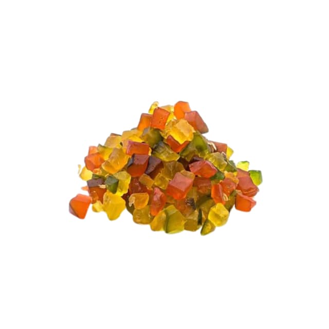 Fruta escurrida por 100g