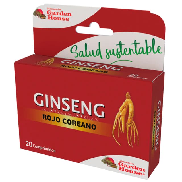 Ginseng rojo coreano garden house x 20 comprimidos