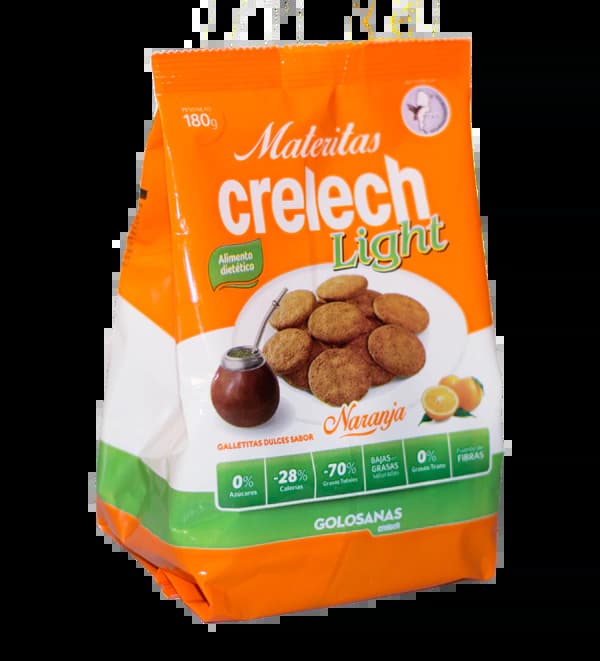 Materitas Crelech de naranja light sin azúcar
