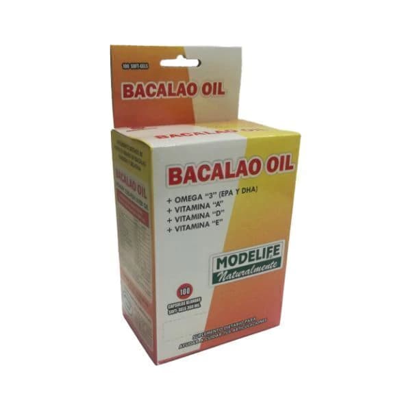 Aceite de bacalao en blister Modelife