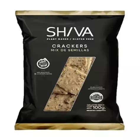 Shiva crackers con semillas sin tacc
