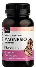 Treonato de magnesio en capsulas Natier