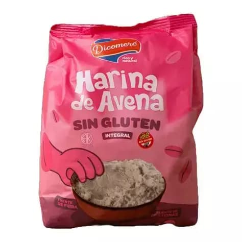 Harina de avena integral sin gluten Dicomere