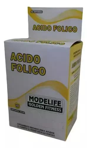Acido folico Modelife en blister