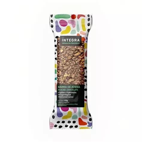 Barrita integra cacao y chocolate
