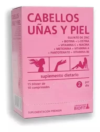 Cabello, uñas, piel Biofit en blister