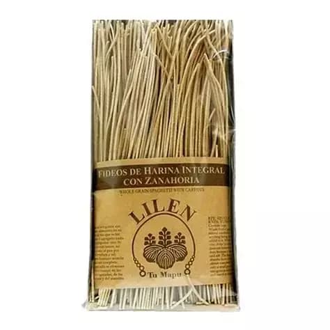 Fideos Lilen integral con zanahoria x500 gr