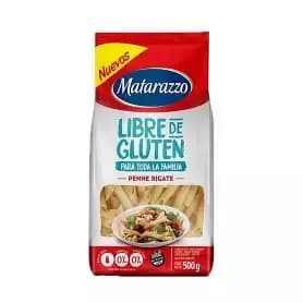 Fideos Matarazzo penne rigatti libre de gluten 500gr