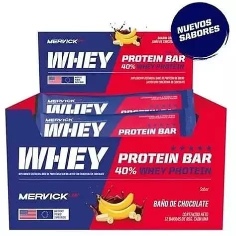Barritas proteicas de banana Mervick 45gr