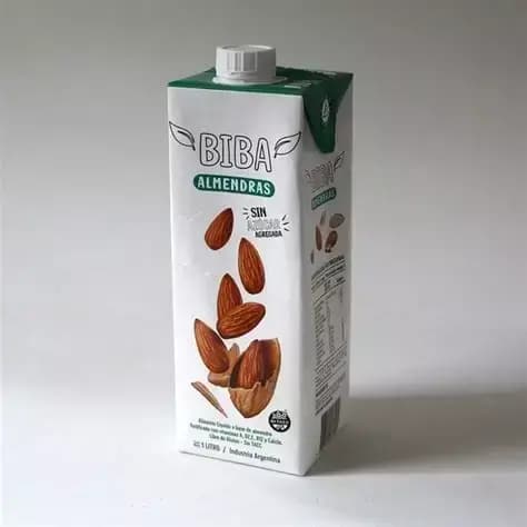 Leche de almendras sin azúcar BIBA xlitro