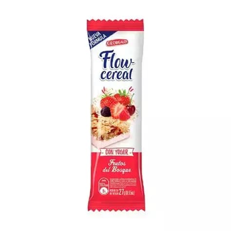 Barrita flow cereal frutos rojos con yogur