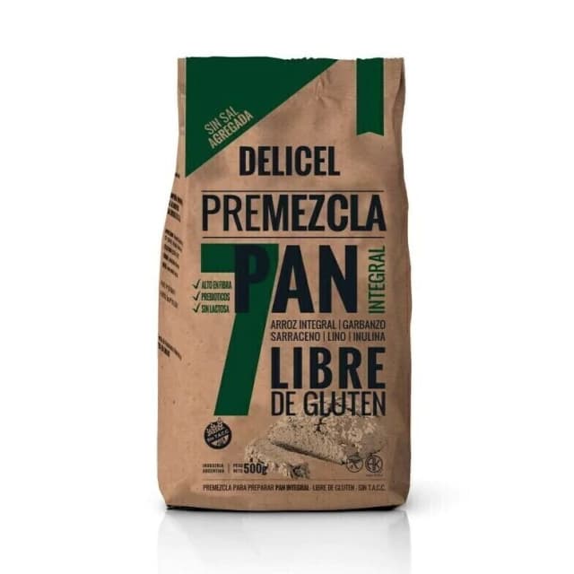 Delicel premezcla para pan integral 500gr