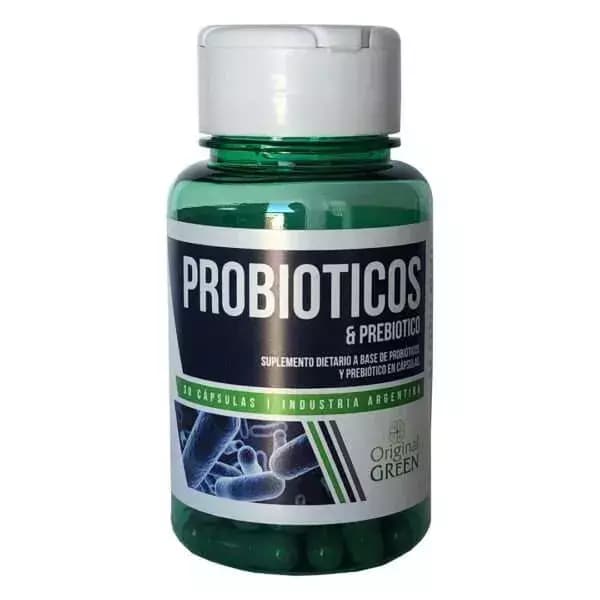 Probióticos & prebióticos x30 comprimidos Original green