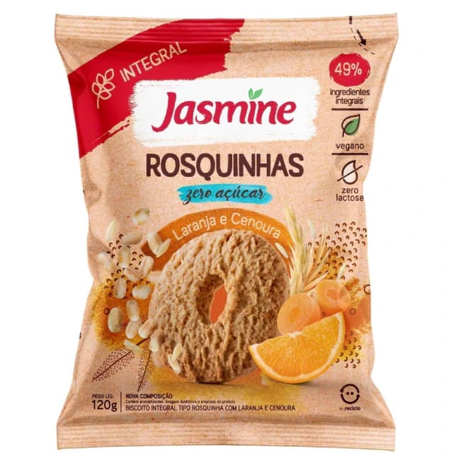 Galletitas cookies de naranja sin azucar Jasmine