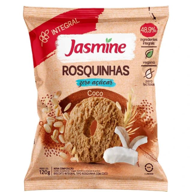 Galletitas de coco sin azúcar veganas Jasmine