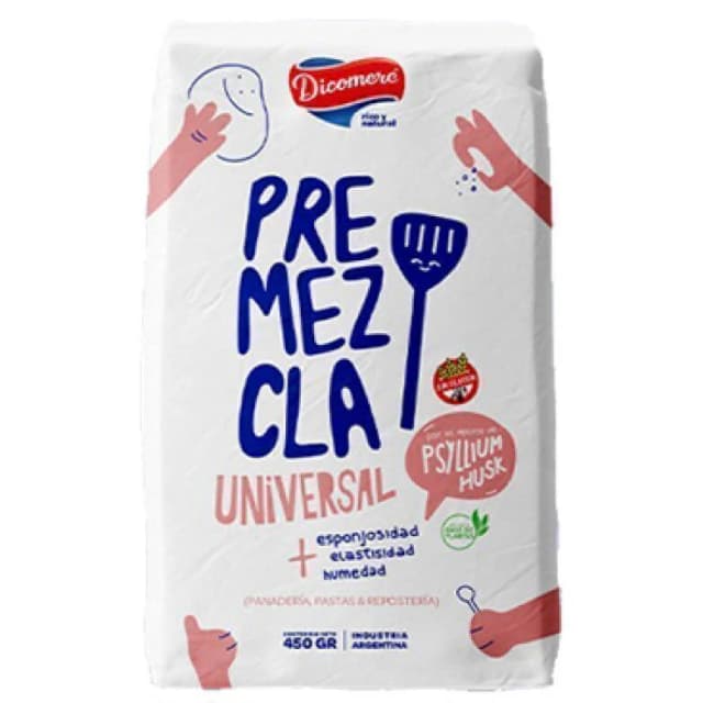 Premezcla universal 450gr Sin tacc