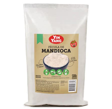 Fecula de mandioca 500gr Yinyang libre de gluten sin tacc