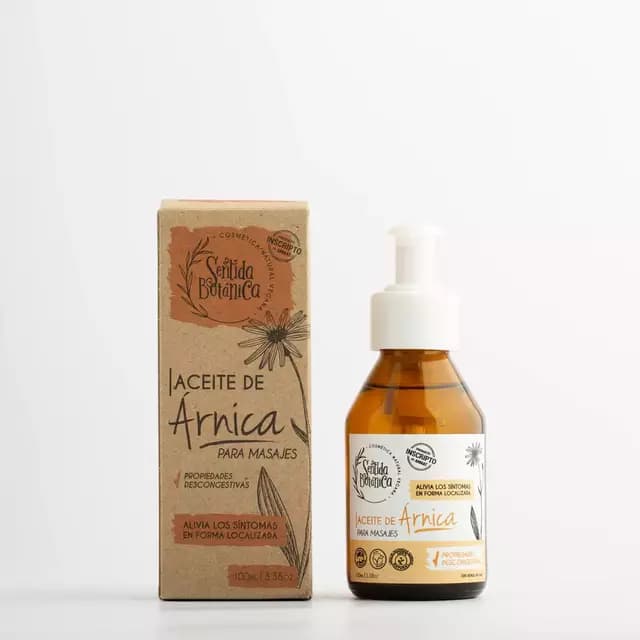 Aceite de arnica para masajes 100 ml Sentida Botanica
