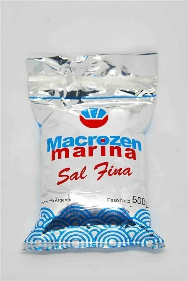Sal marina fina 500gr Macrozen