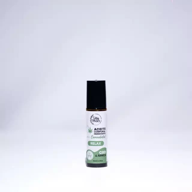 Aceite con CBD RELAX Corporal Hidratante con ÁRNICA - Roll On 10ml