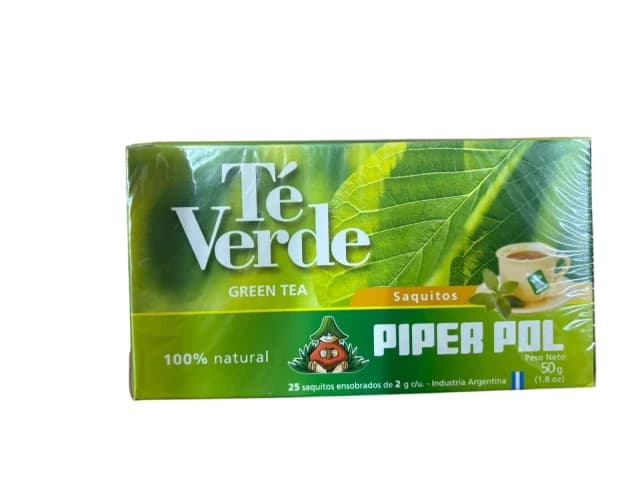 Te verde en saquitos x25 u Piperpol
