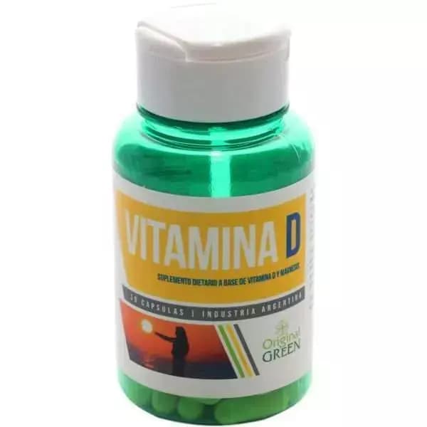Vitamina D en capsulas Original green