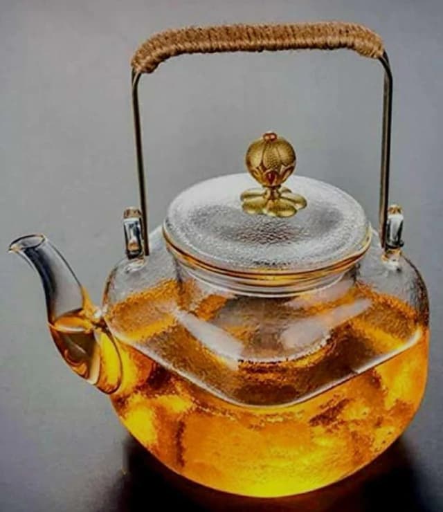 Tetera Cuadrada de Vidrio + Infusor Diseño Dubai