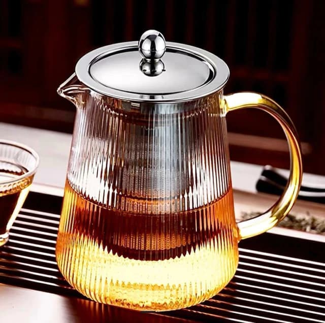 Tetera de vidrio 1000 ml diseño Barcelona