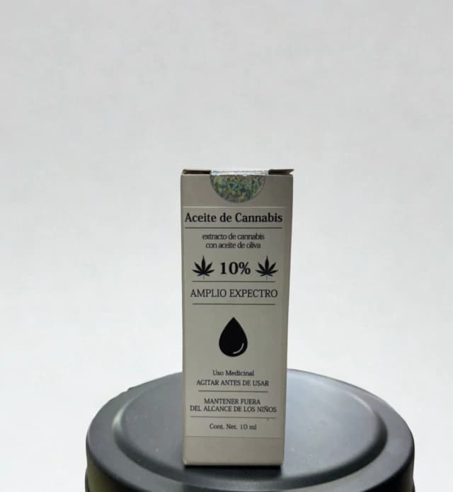 Aceite de Cannabis 10% amplio expectro 10 ml