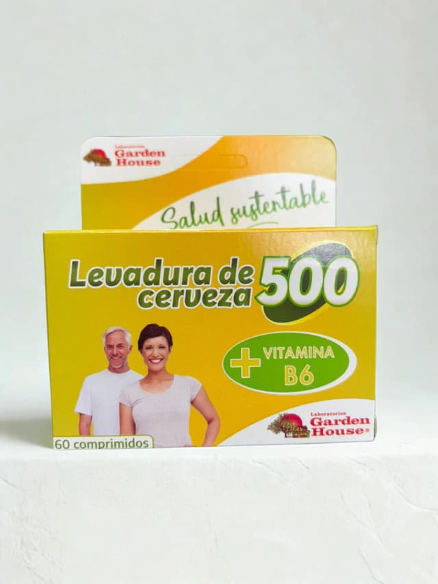 Levadura de cerveza 500+ B6 x60comprimidos Garden House