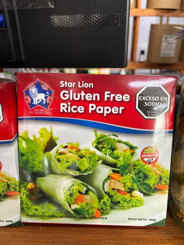 Papel de arroz Star Lion x300gr Libre de gluten