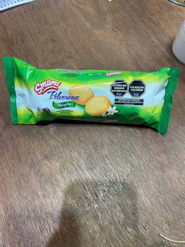 Polvorones de vainilla sin azúcar y sin tacc Smams